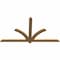 Ekena Millwork Redmond Smooth Timber Gable Bracket, Western Red Cedar, 72"W x 39"H x 1 1/2"D x 3 1/2"F, 13/12 Pitch GBW072X39X0204RED00SWR - alternate 4